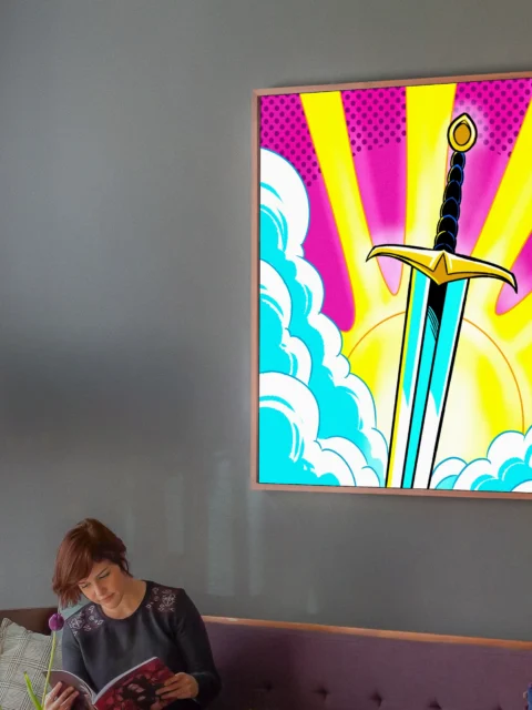 Common Sword Art Fantasy Canvas Artwork from Ward TCG