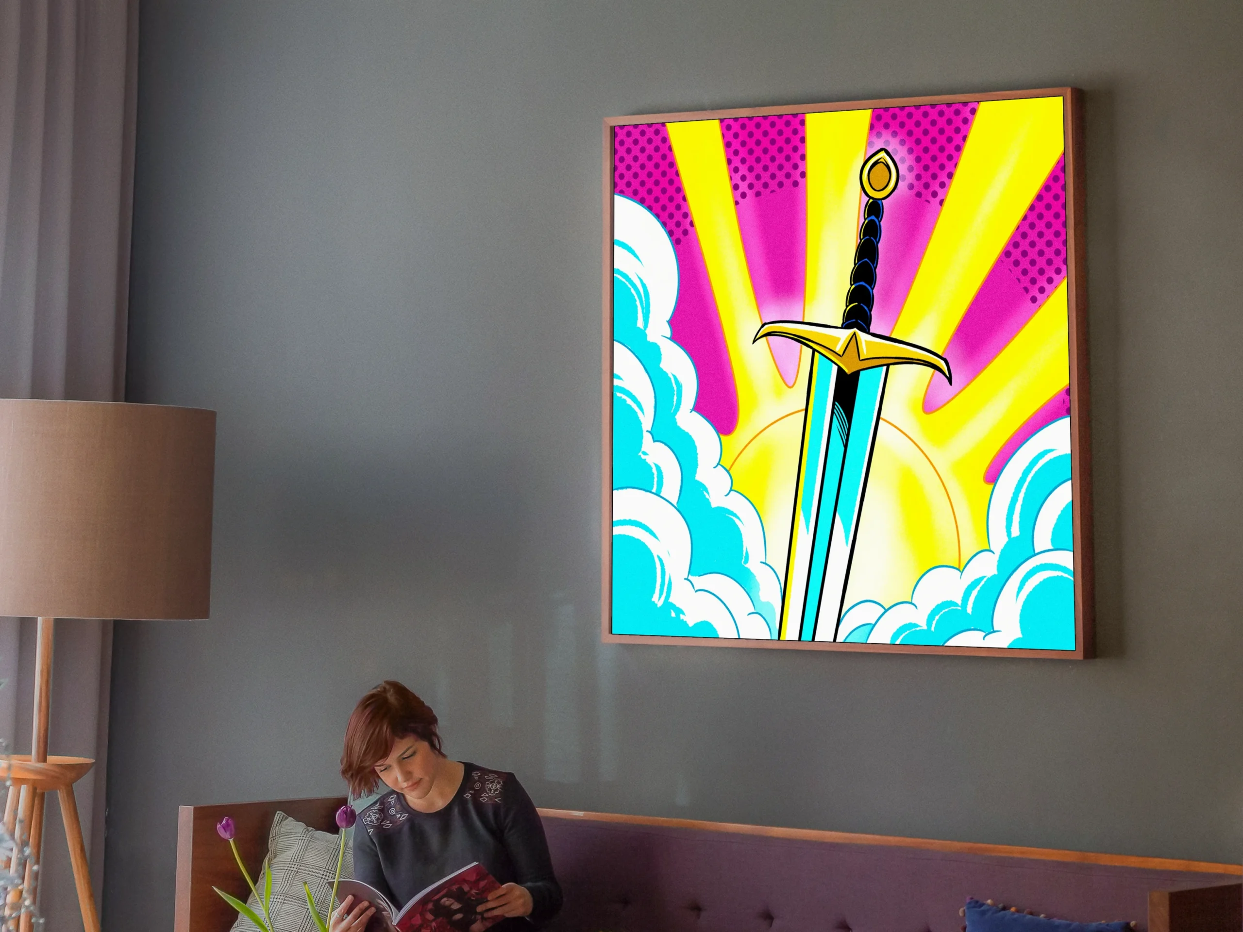 Common Sword Art Fantasy Canvas Artwork from Ward TCG