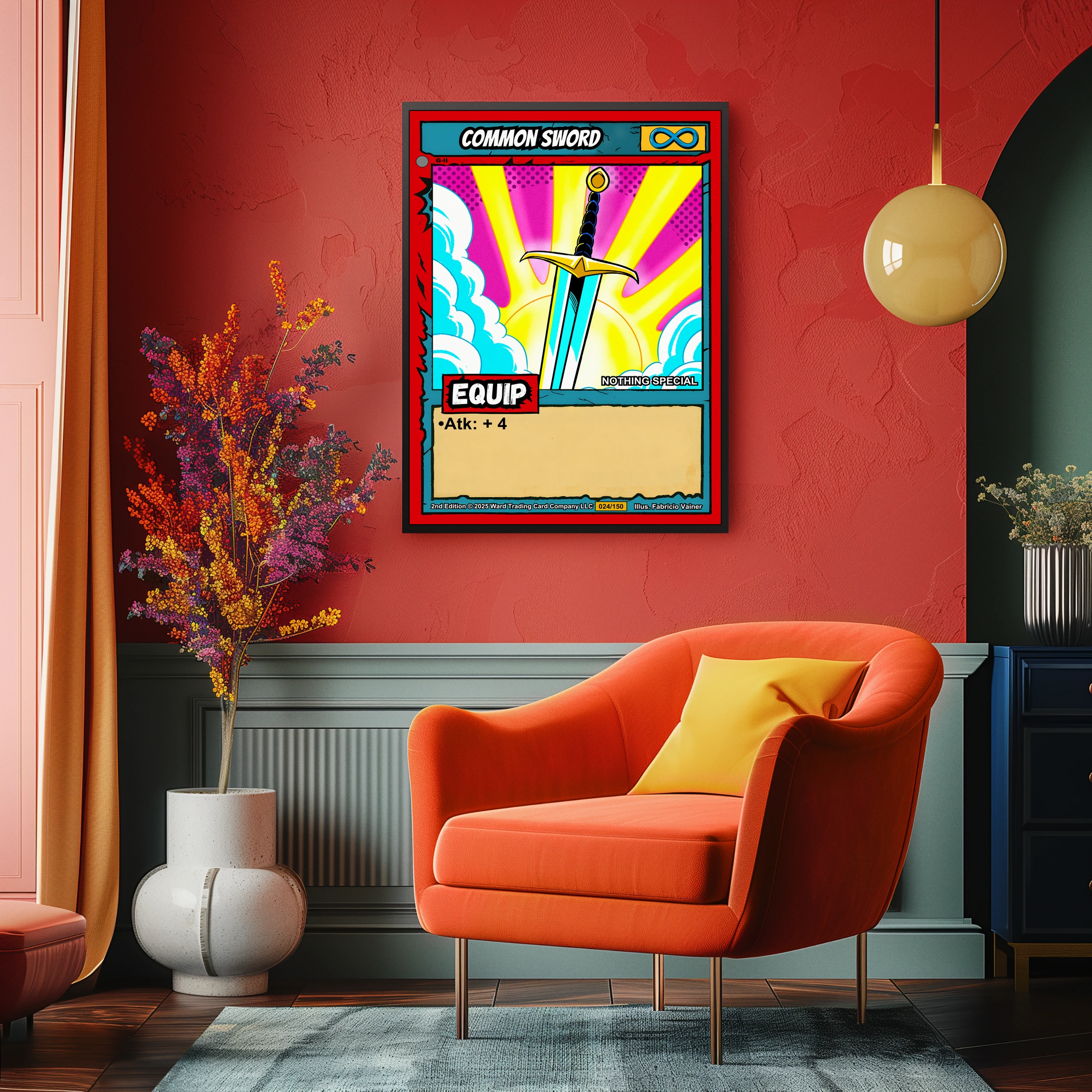 Common Sword Canvas Wall Art from Ward TCG - Image 3