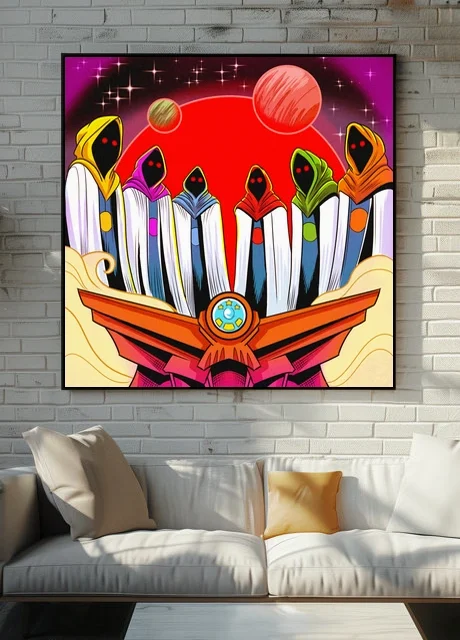 Concil Of The Cosmos Art Gallery Canvas Print from Ward TCG