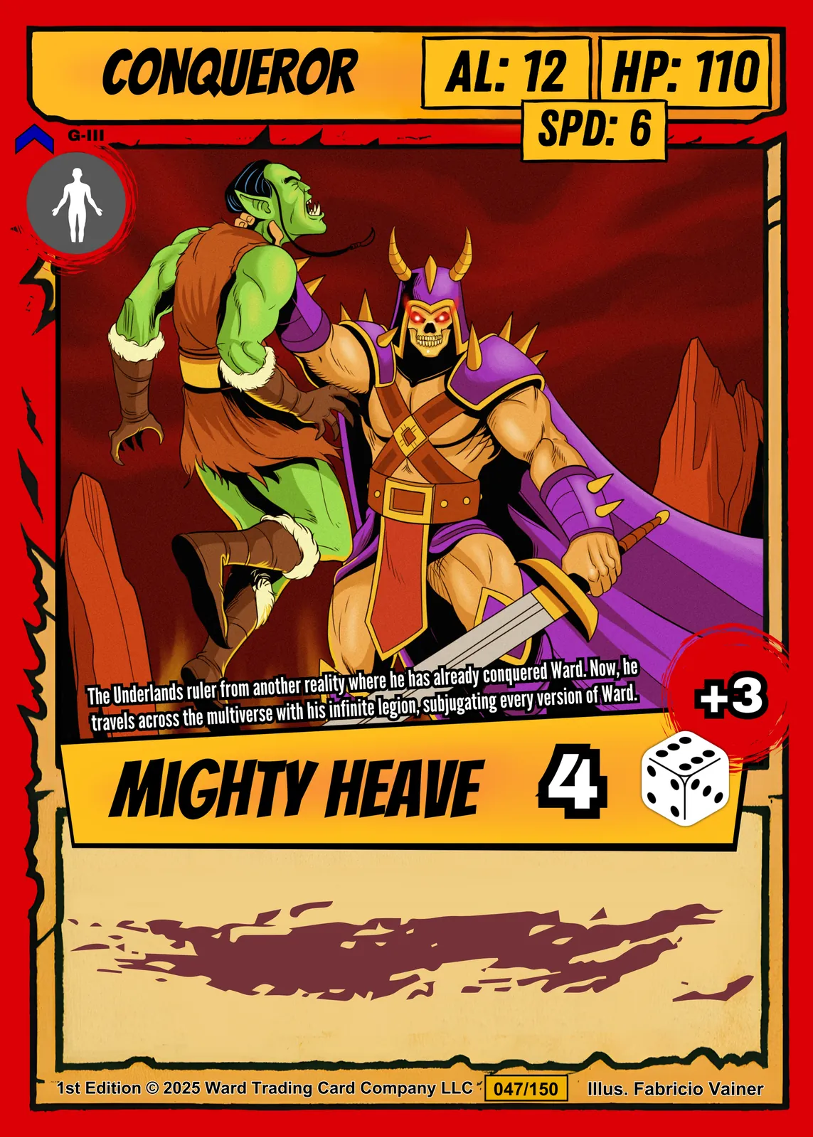 Conqueror Canvas Art Print from Ward TCG - Image 2