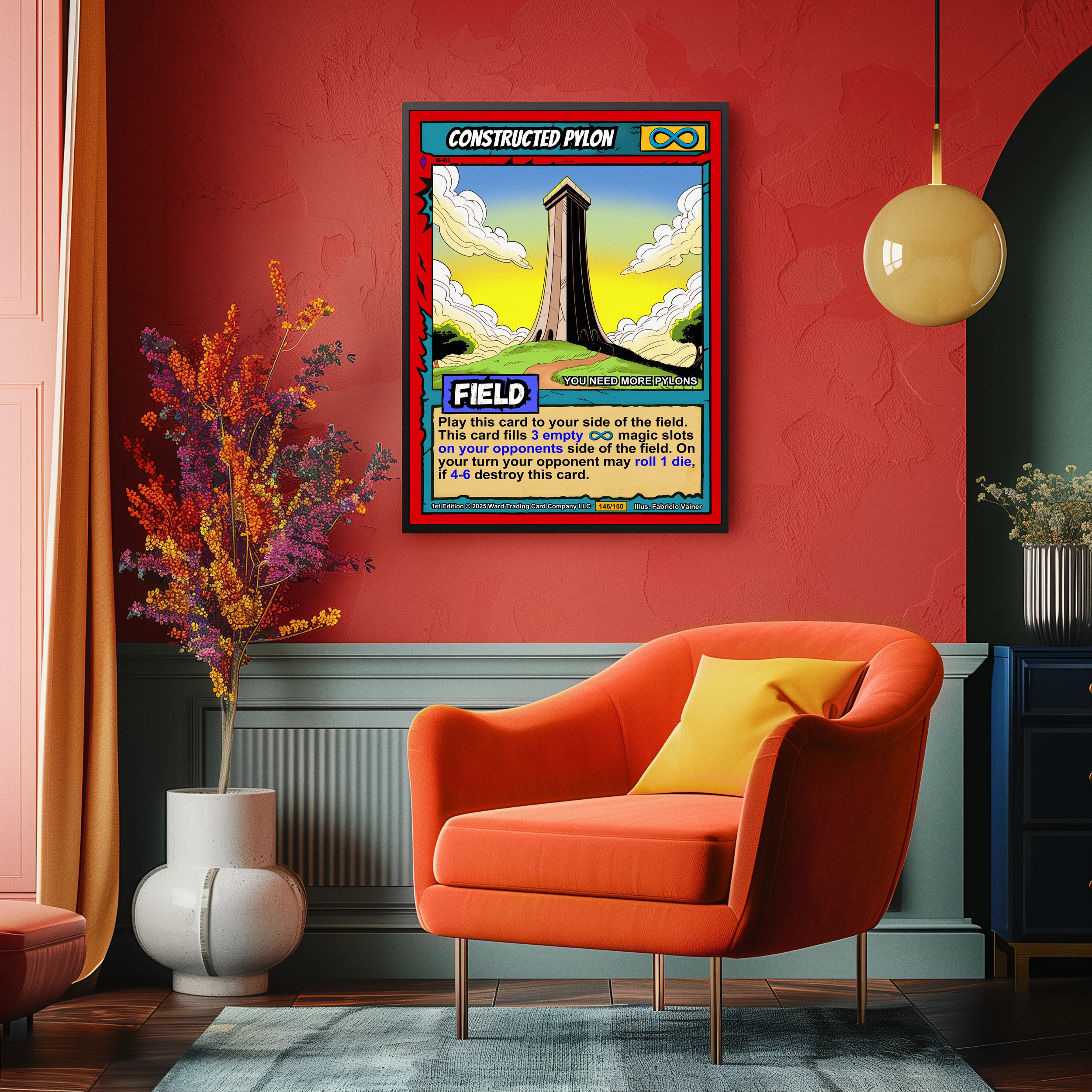 Constructed Pylon Fantasy Art Print from Ward TCG - Image 3