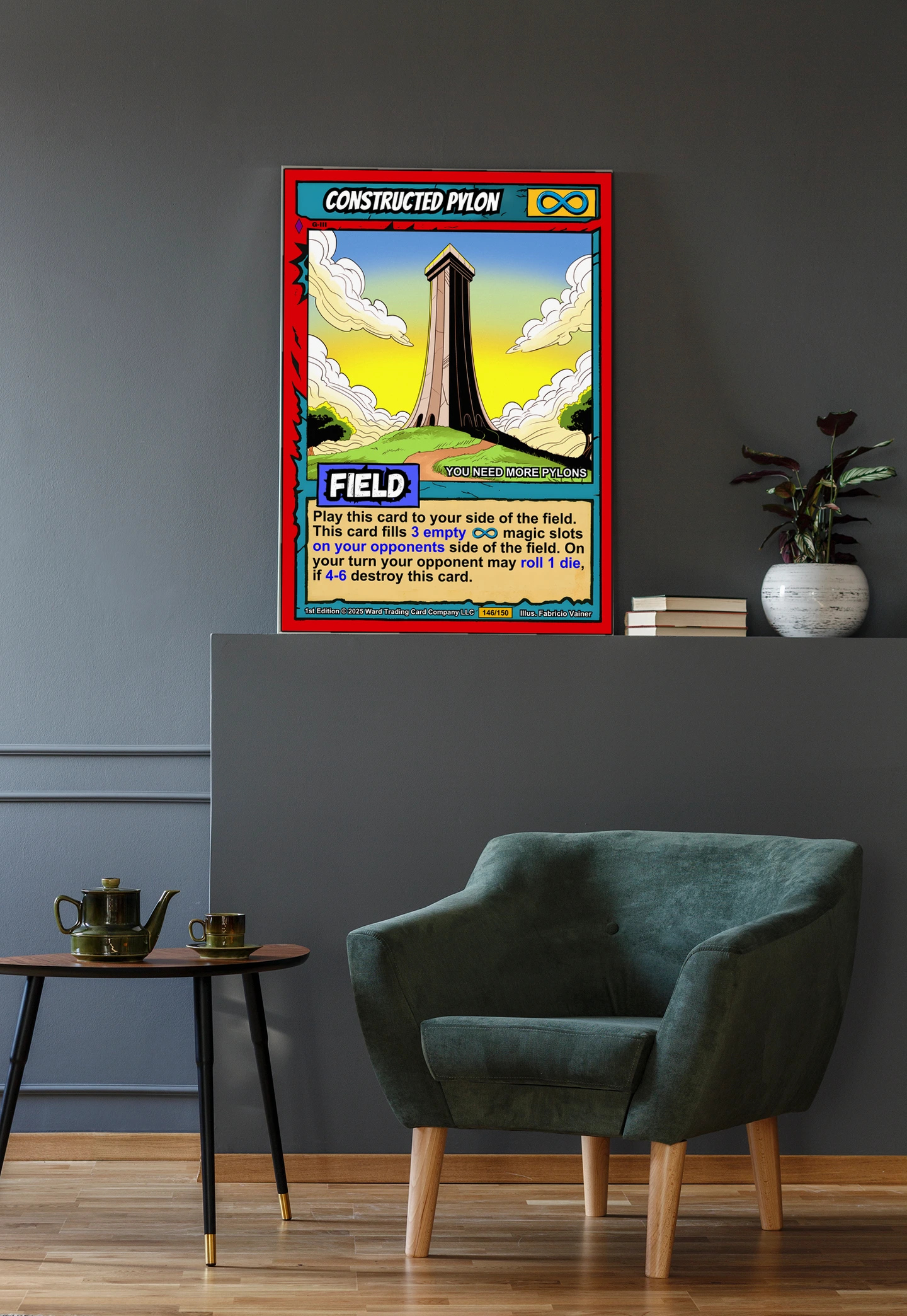 Constructed Pylon Fantasy Art Print from Ward TCG - Image 4