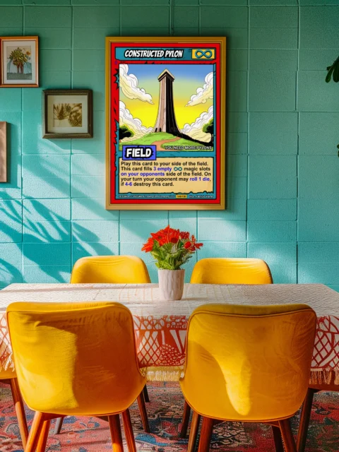 Constructed Pylon Fantasy Art Print from Ward TCG