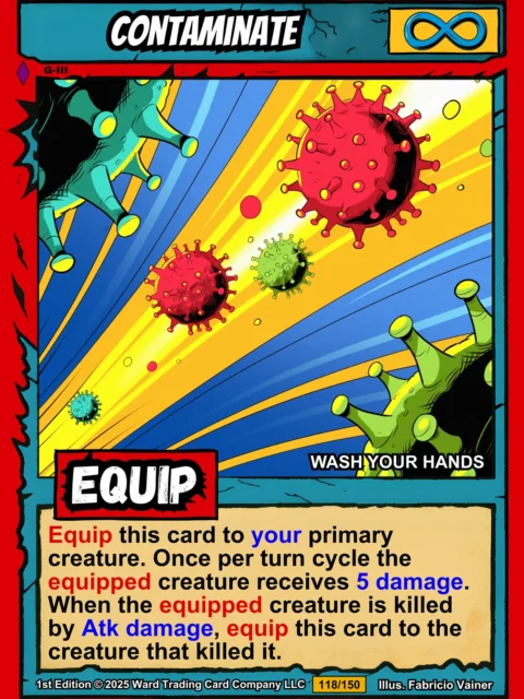 Alternative view of Contaminate Canvas Wall Art from Ward TCG