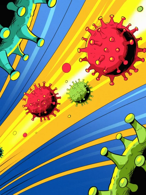 Alternative view of Contaminate Art Fantasy Art Print from Ward TCG