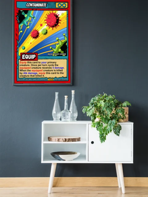 Contaminate Canvas Wall Art from Ward TCG