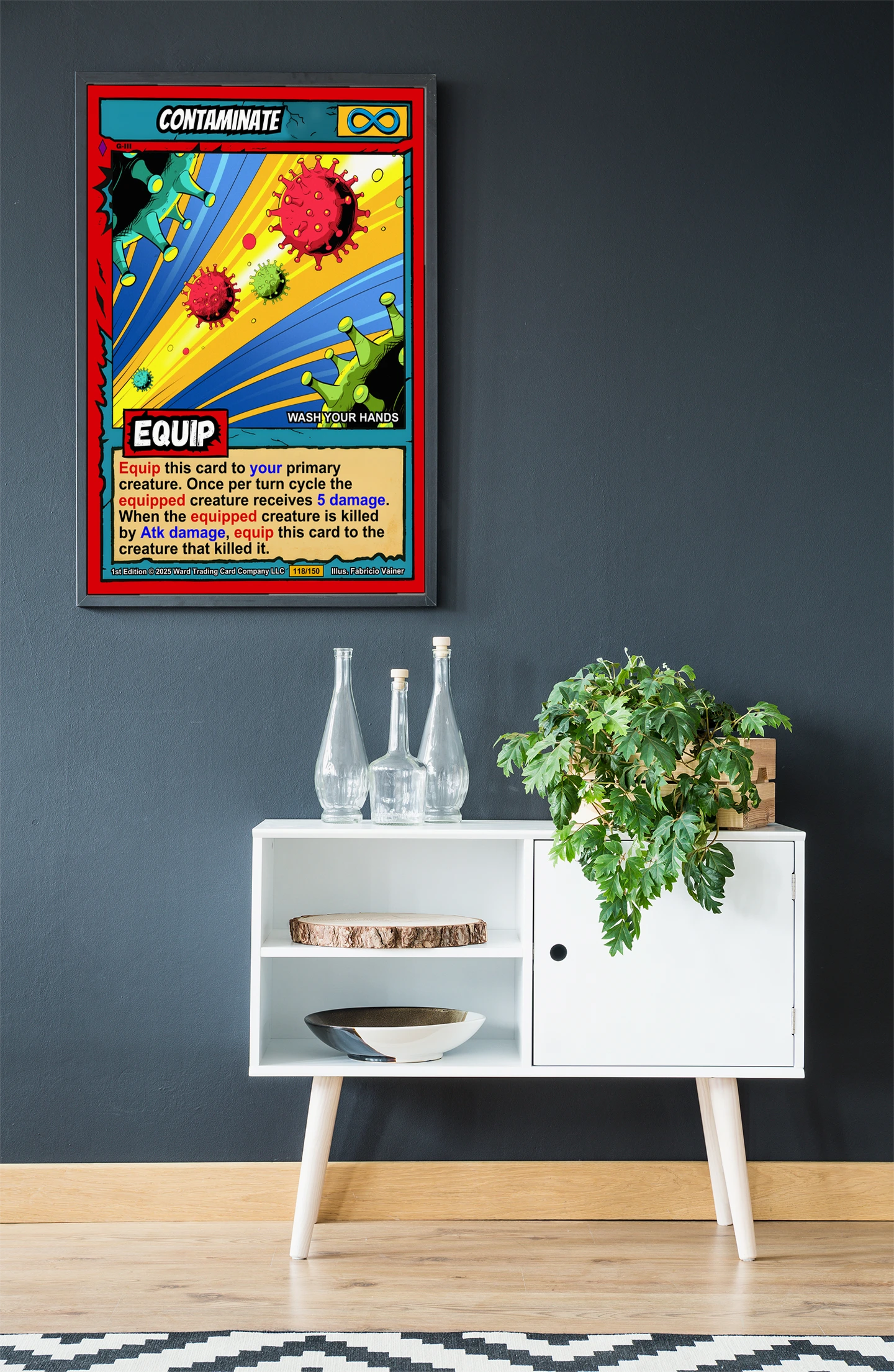 Contaminate Canvas Wall Art from Ward TCG