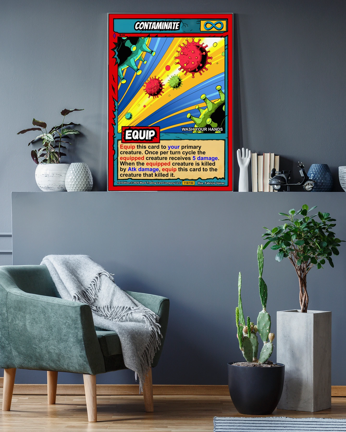 Contaminate Canvas Wall Art from Ward TCG - Image 5