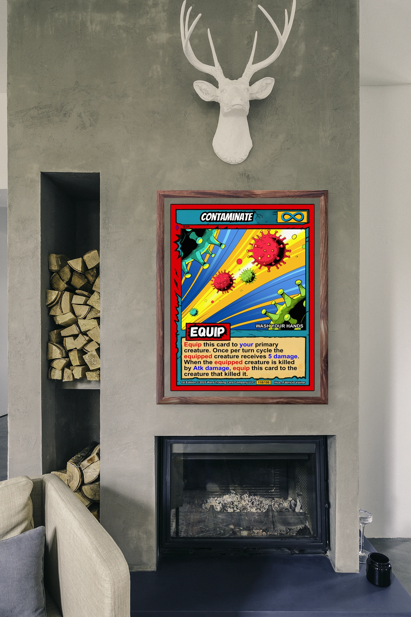 Contaminate Canvas Wall Art from Ward TCG - Image 4