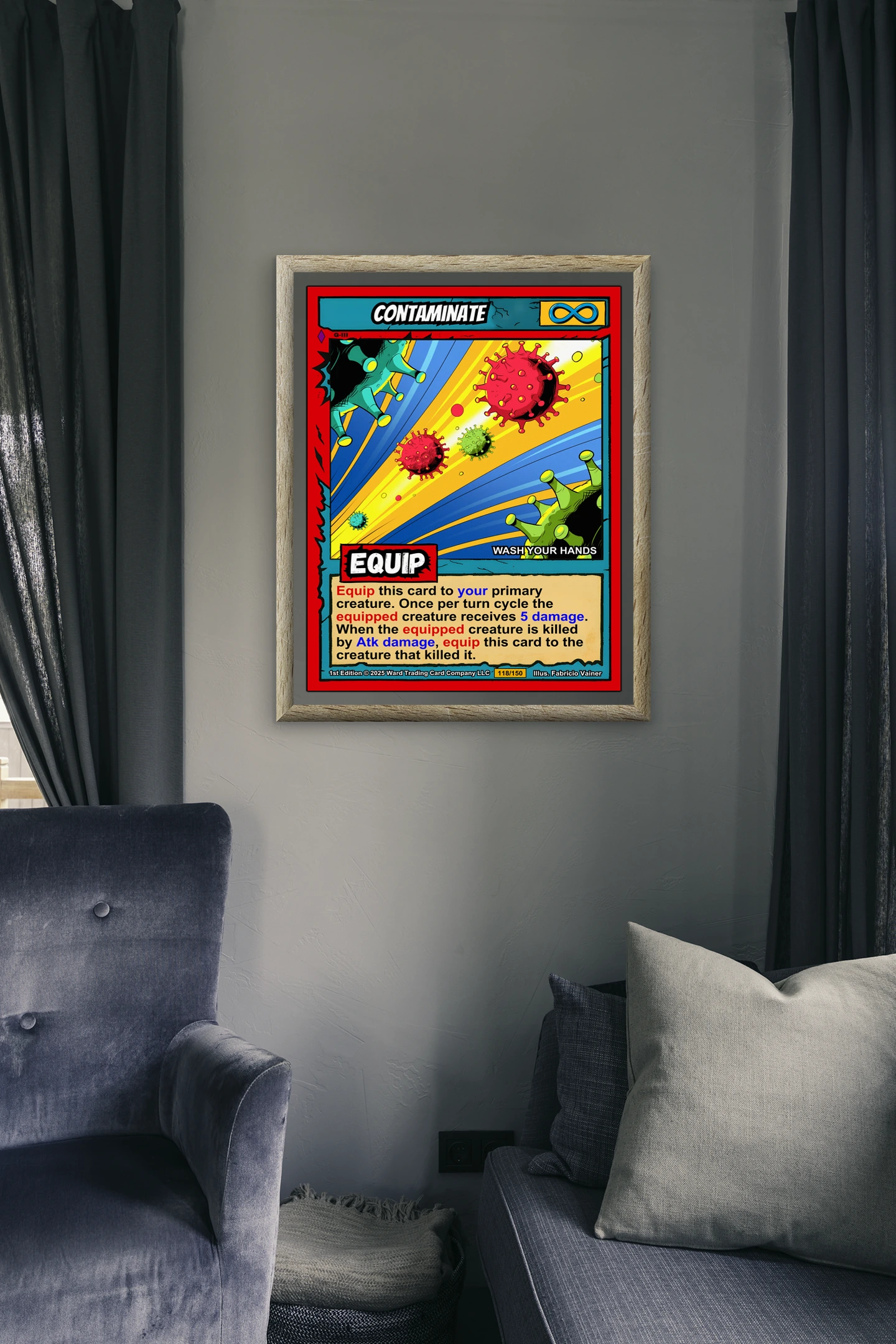 Contaminate Canvas Wall Art from Ward TCG - Image 3