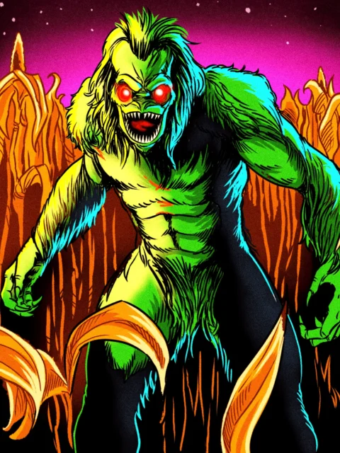 Alternative view of Corn Creeper Art Fine Art Canvas from Ward TCG