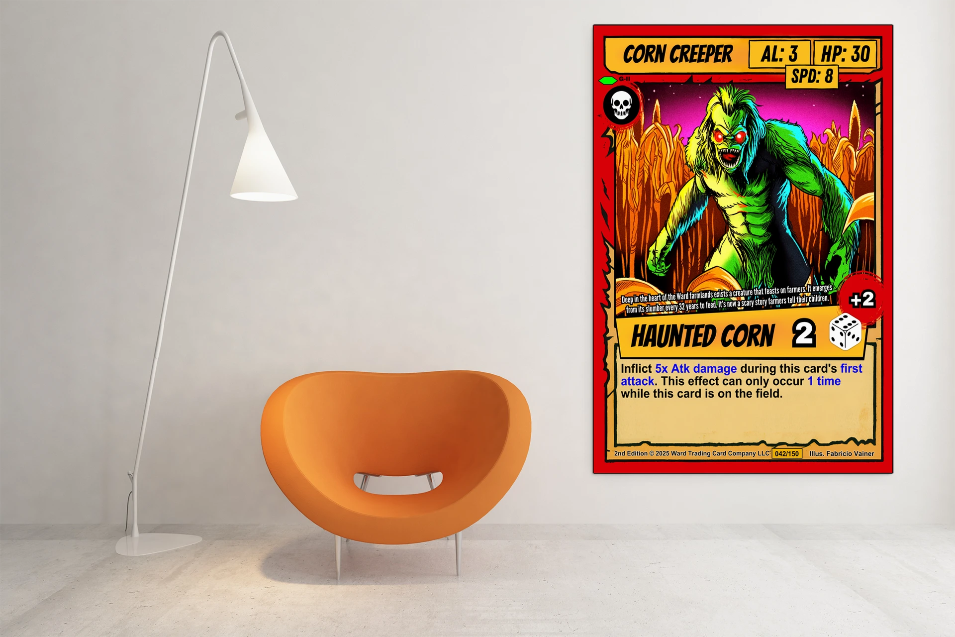 Corn Creeper Gallery Archival Print from Ward TCG - Image 4