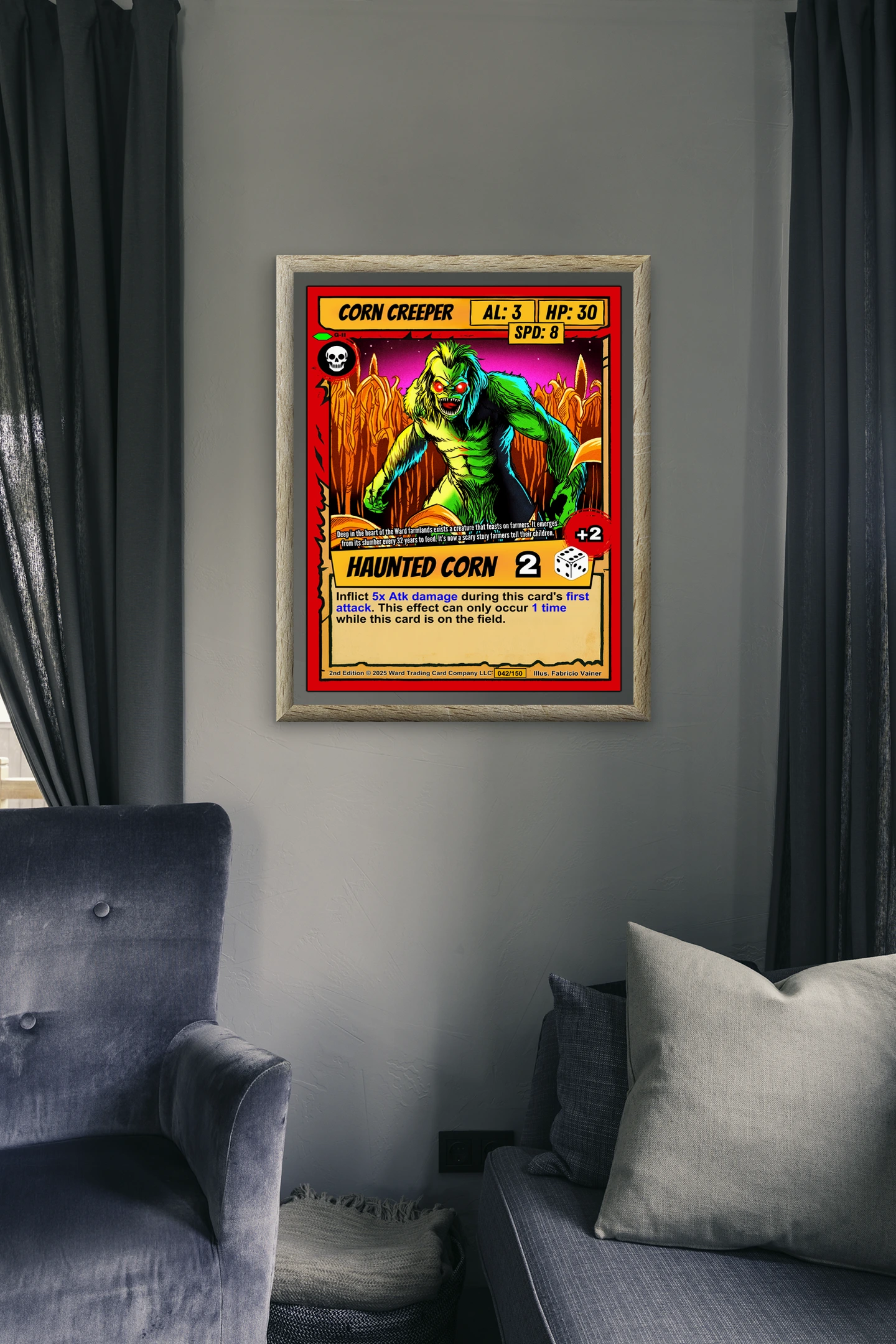 Corn Creeper Gallery Archival Print from Ward TCG - Image 5