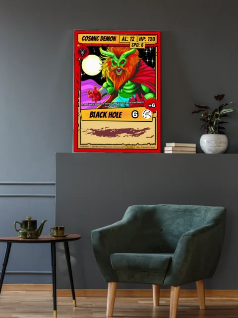 Cosmic Demon Gallery Canvas Print from Ward TCG