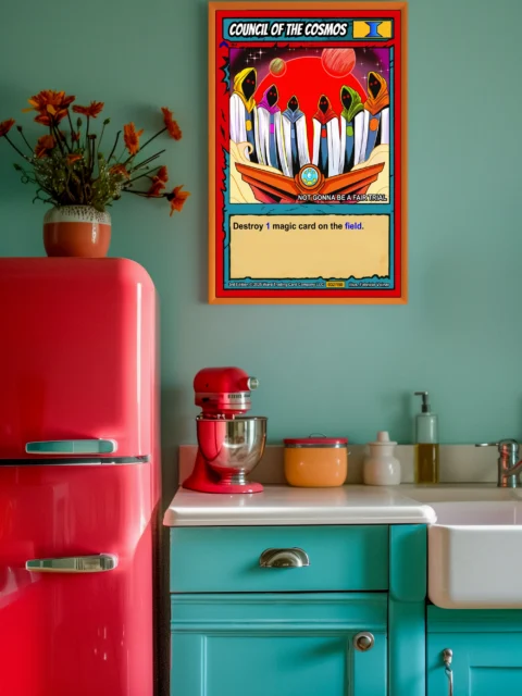 Council Of The Cosmos Fantasy Canvas Artwork from Ward TCG