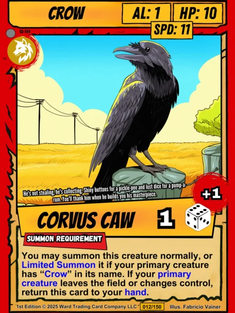 Alternative view of Crow Gallery Archival Print from Ward TCG