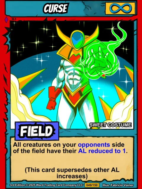 Alternative view of Curse Fine Art Canvas from Ward TCG