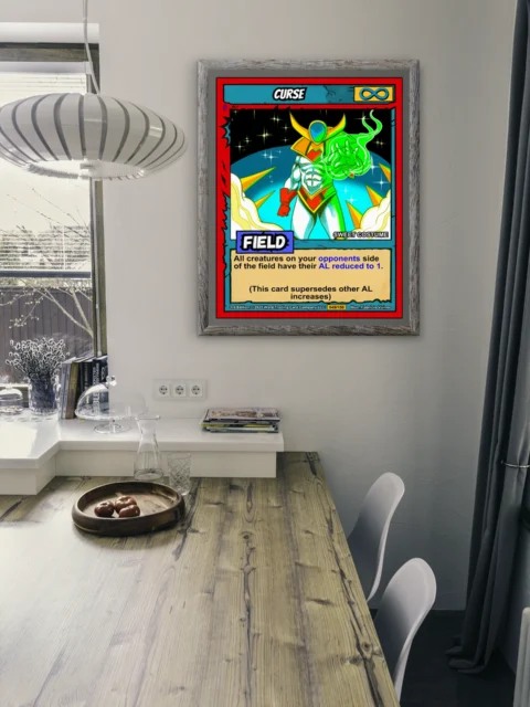 Curse Fine Art Canvas from Ward TCG