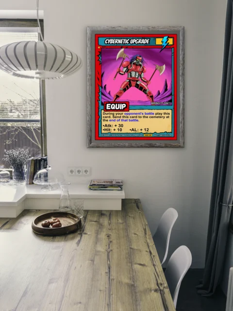 Cybernetic Upgrade Canvas Print from Ward TCG