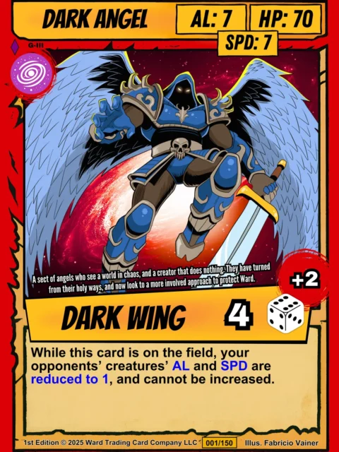 Alternative view of Dark Angel Gallery Canvas Print from Ward TCG