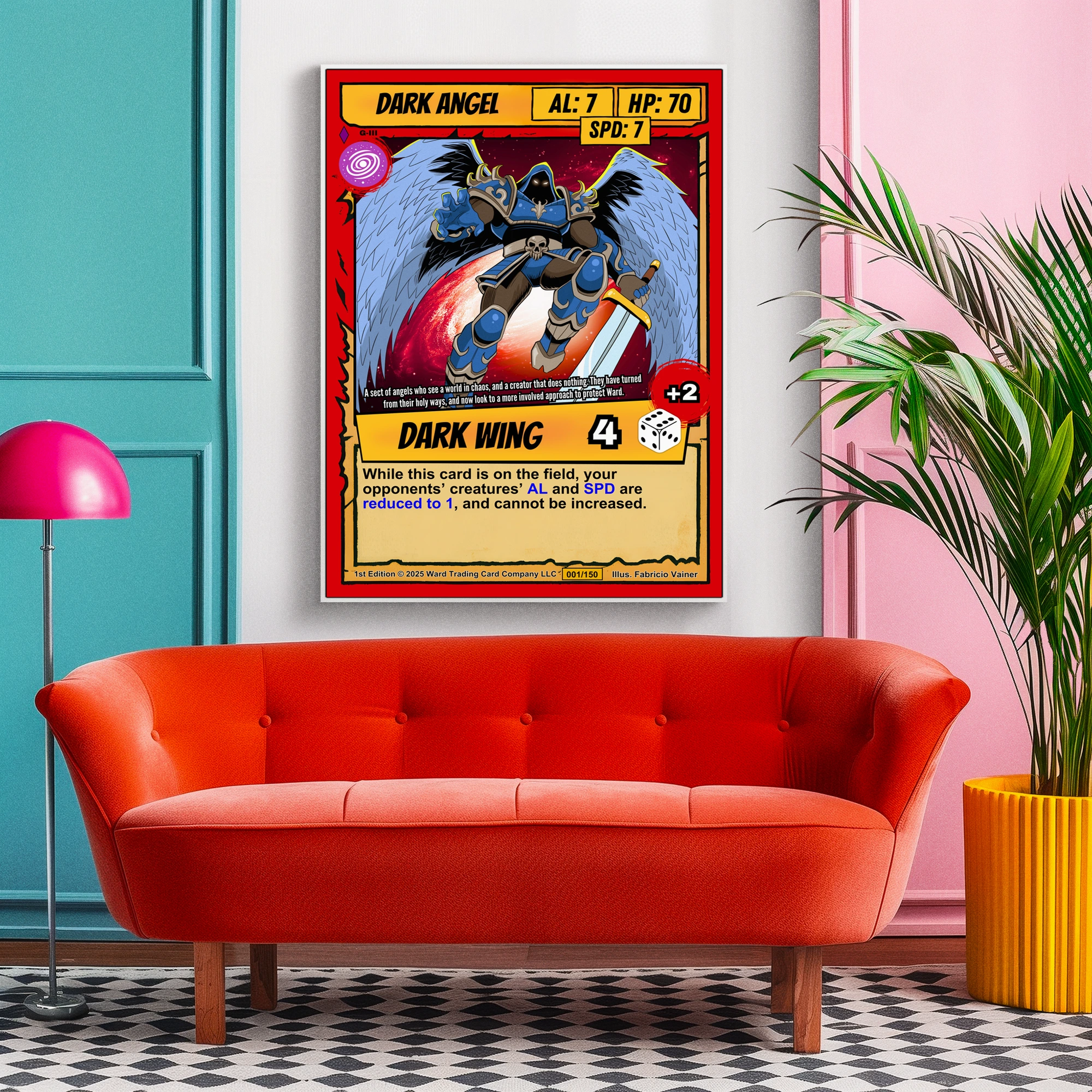 Dark Angel Gallery Canvas Print from Ward TCG