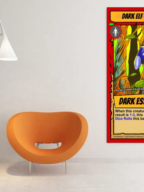 Dark Elf Fantasy Wall Art from Ward TCG