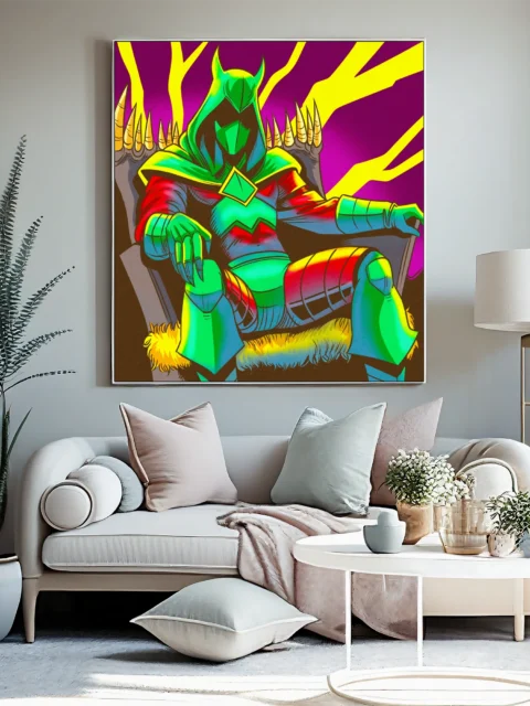 Dark Lord Art Fantasy Art Print from Ward TCG