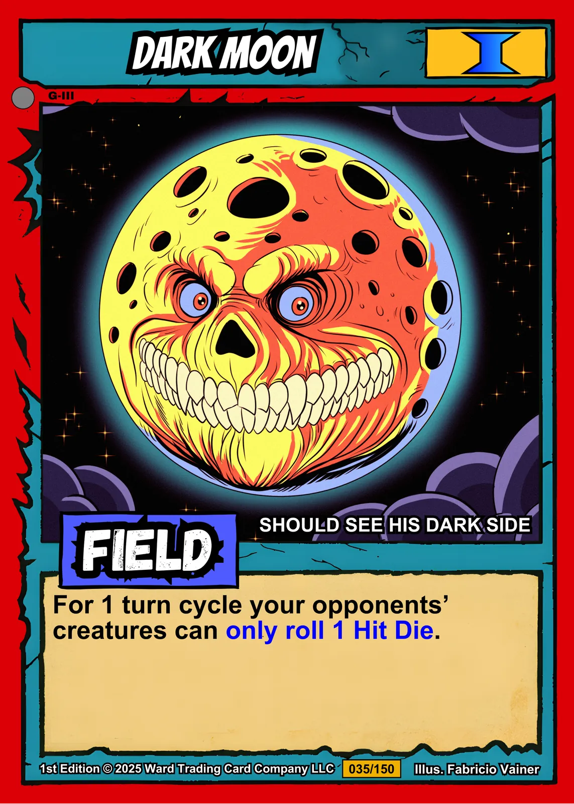 Dark Moon Fantasy Canvas Print from Ward TCG - Image 2