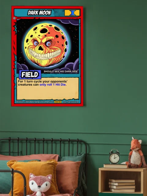 Dark Moon Fantasy Canvas Print from Ward TCG