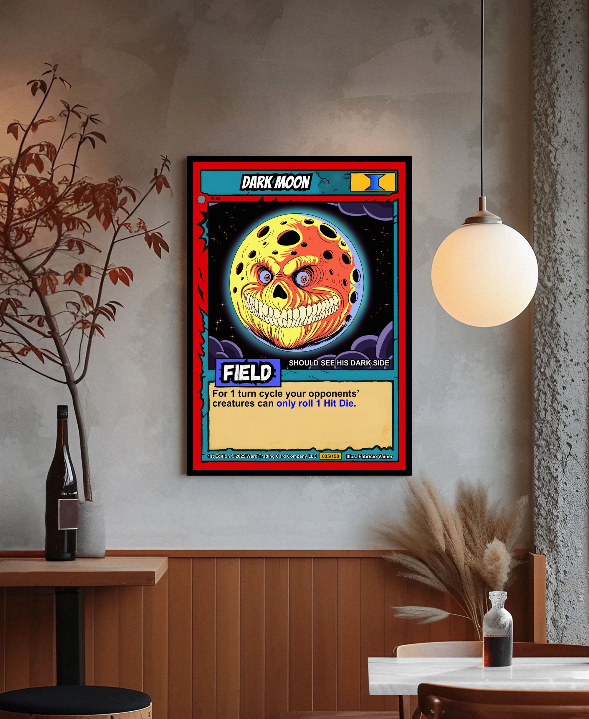 Dark Moon Fantasy Canvas Print from Ward TCG - Image 5