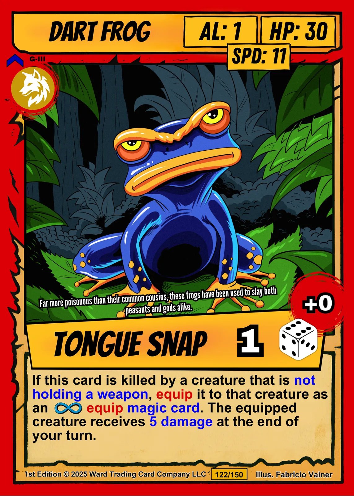 Dart Frog Fantasy Canvas Artwork from Ward TCG - Image 2