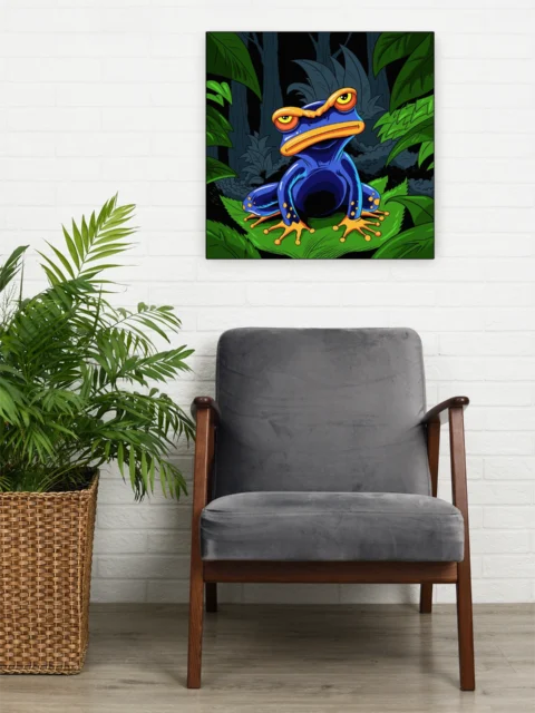 Dart Frog Art Fantasy Canvas Print from Ward TCG