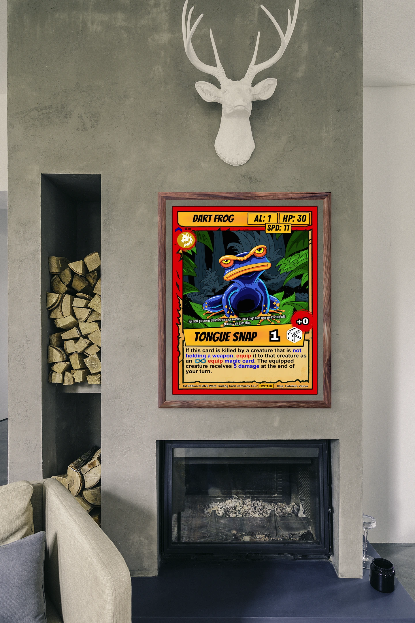 Dart Frog Fantasy Canvas Artwork from Ward TCG - Image 4