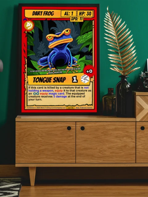 Dart Frog Fantasy Canvas Artwork from Ward TCG