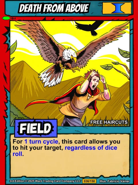 Alternative view of Death From Above Canvas Wall Art from Ward TCG