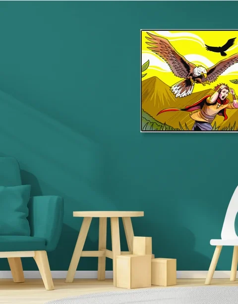 Death From Above Art Canvas Wall Art from Ward TCG