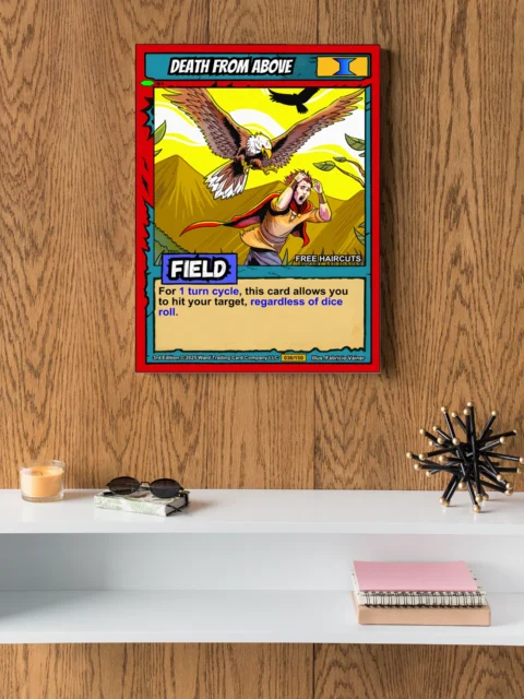 Death From Above Canvas Wall Art from Ward TCG
