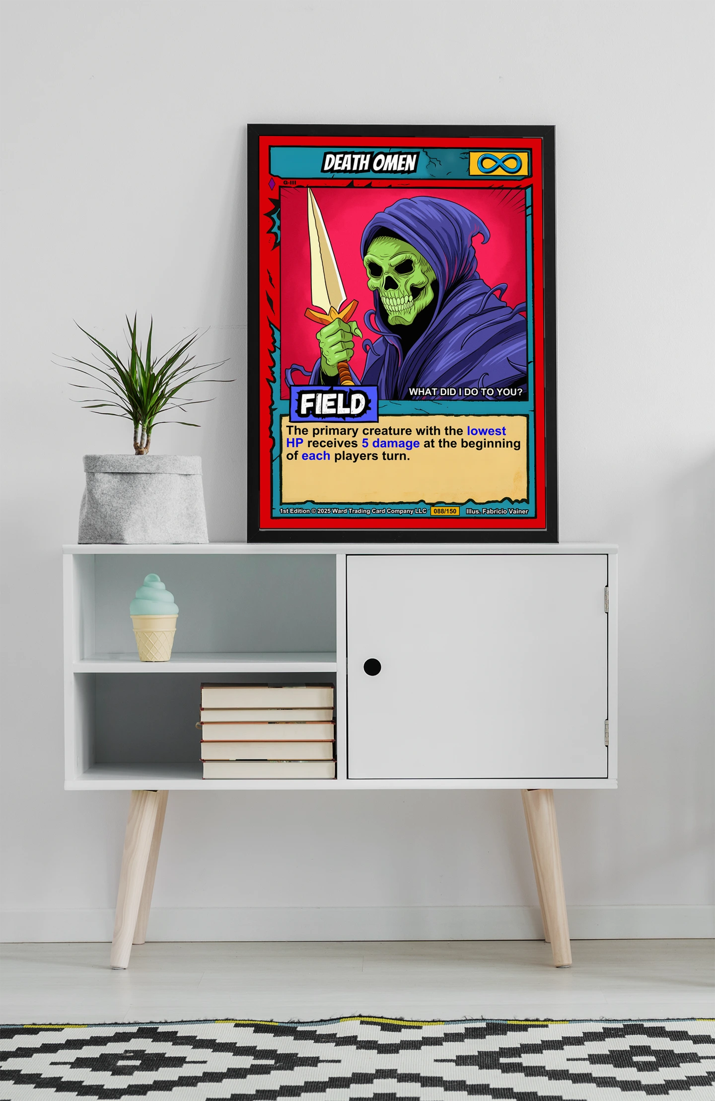 Death Omen Fine Art Canvas from Ward TCG