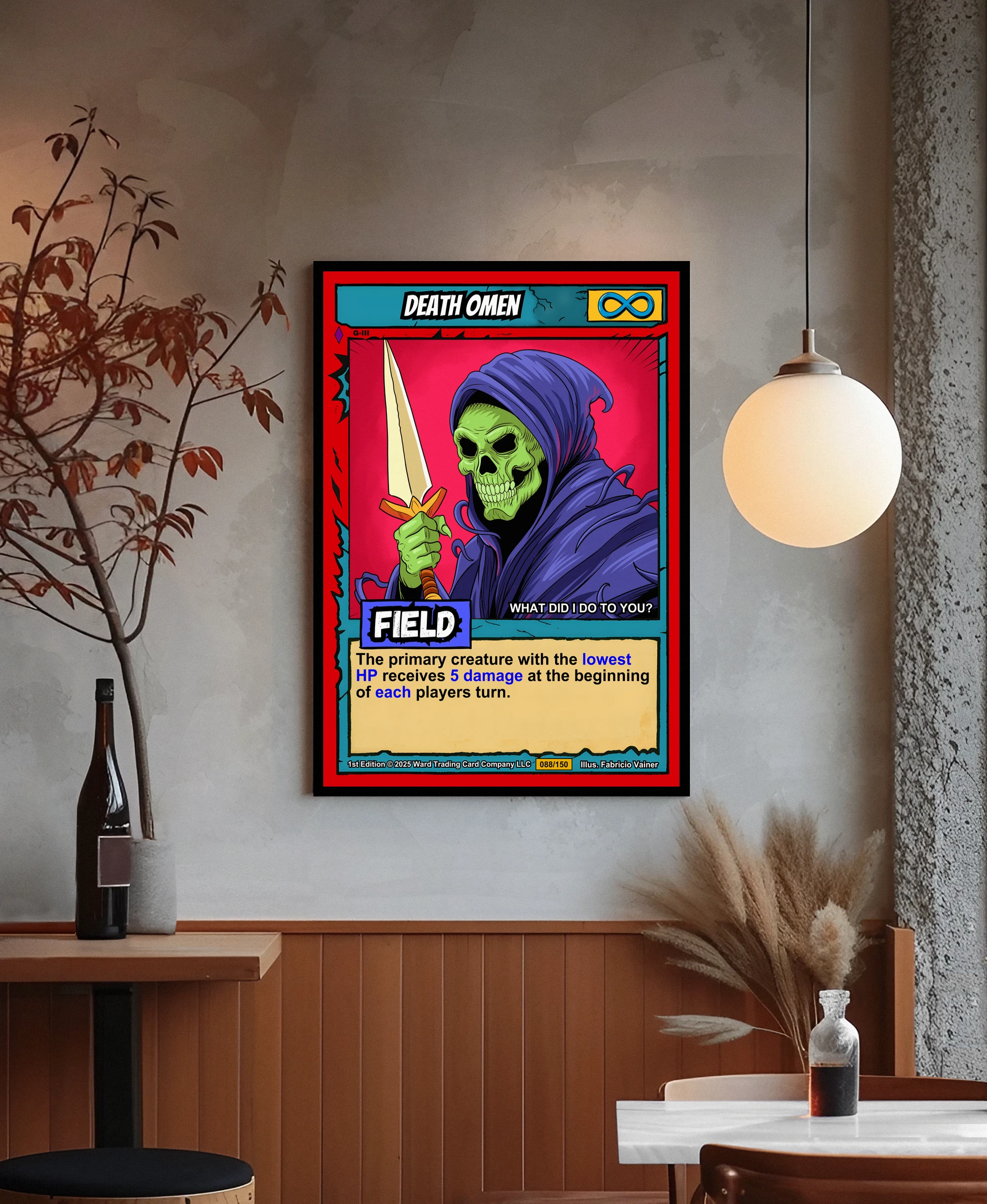 Death Omen Fine Art Canvas from Ward TCG - Image 5