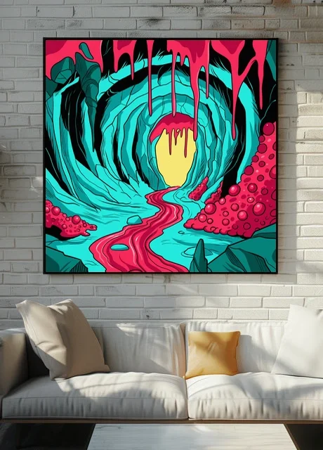 Demon Blood Art Fantasy Wall Art from Ward TCG