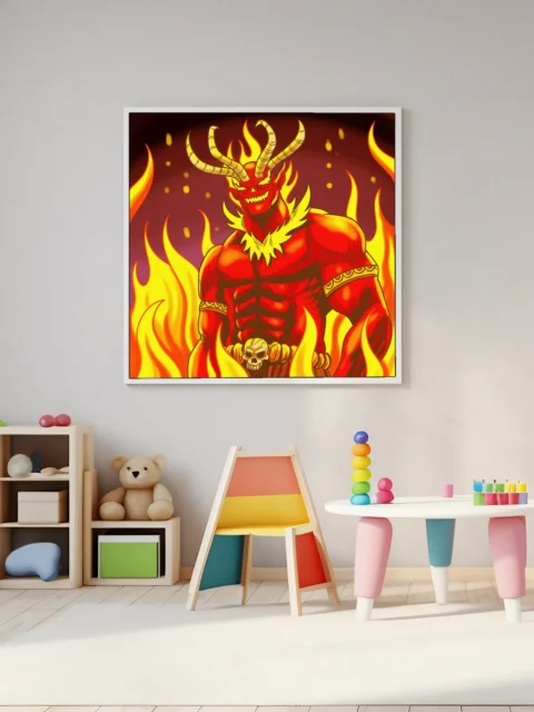 Demon King Art Canvas Print from Ward TCG