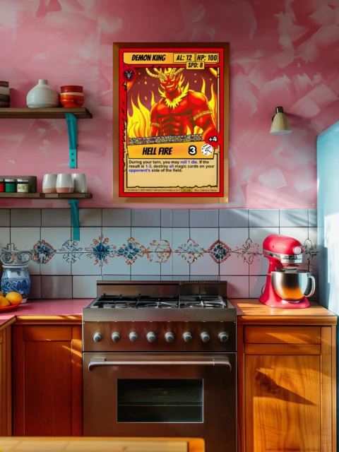 Demon King Gallery Archival Print from Ward TCG