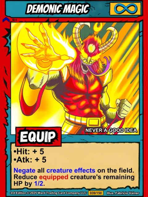 Alternative view of Demonic Magic Fantasy Canvas Print from Ward TCG