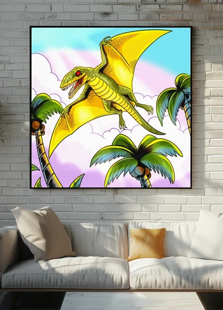 Dimorphodon Art Fantasy Canvas Artwork from Ward TCG