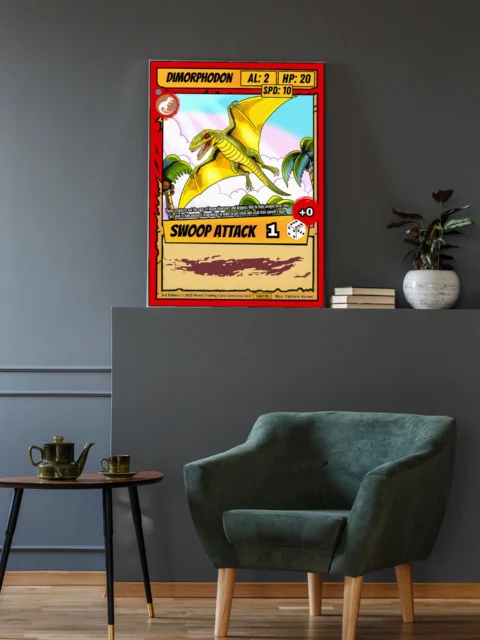 Dimorphodon Fantasy Canvas Artwork from Ward TCG