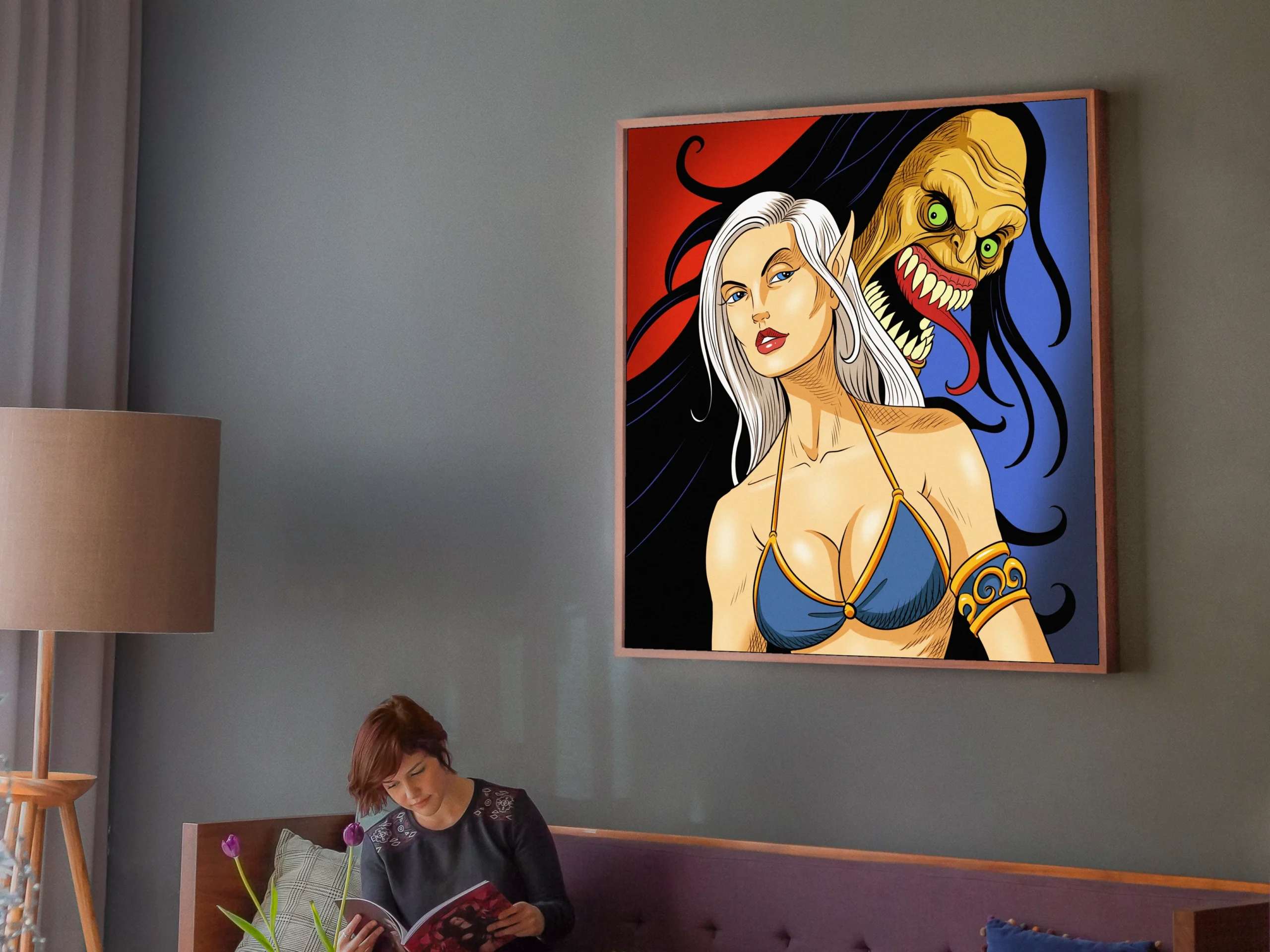 Doppelganger Art Fantasy Art Print from Ward TCG - Image 5