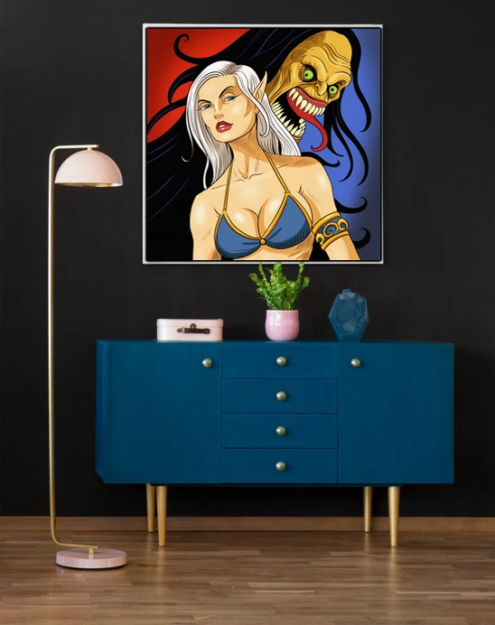 Doppelganger Art Fantasy Art Print from Ward TCG