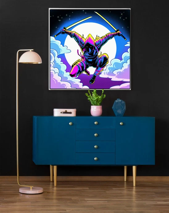 Double Hit Art Fantasy Canvas Print from Ward TCG - Image 3