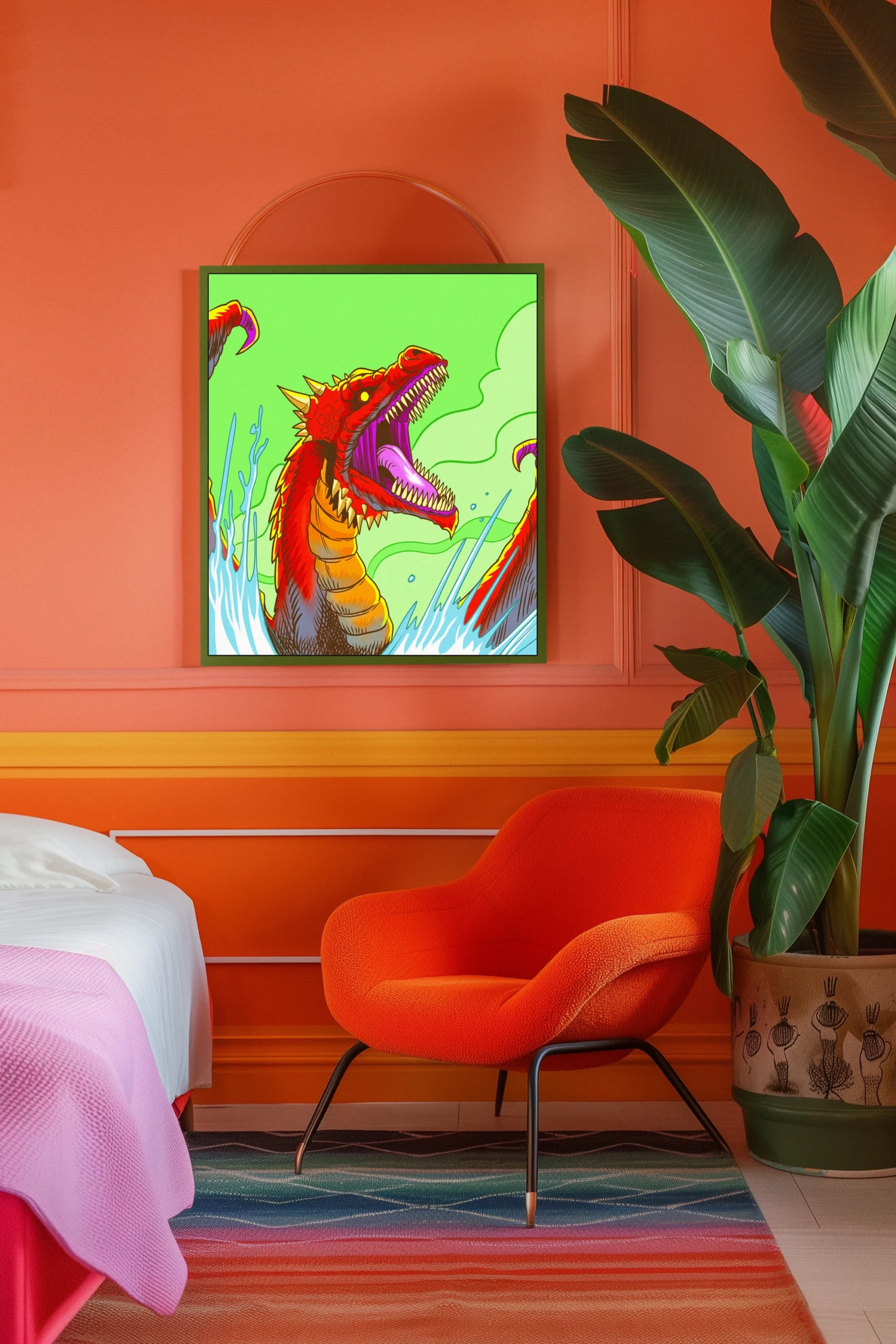 Dragon Bane Art Fantasy Wall Art from Ward TCG